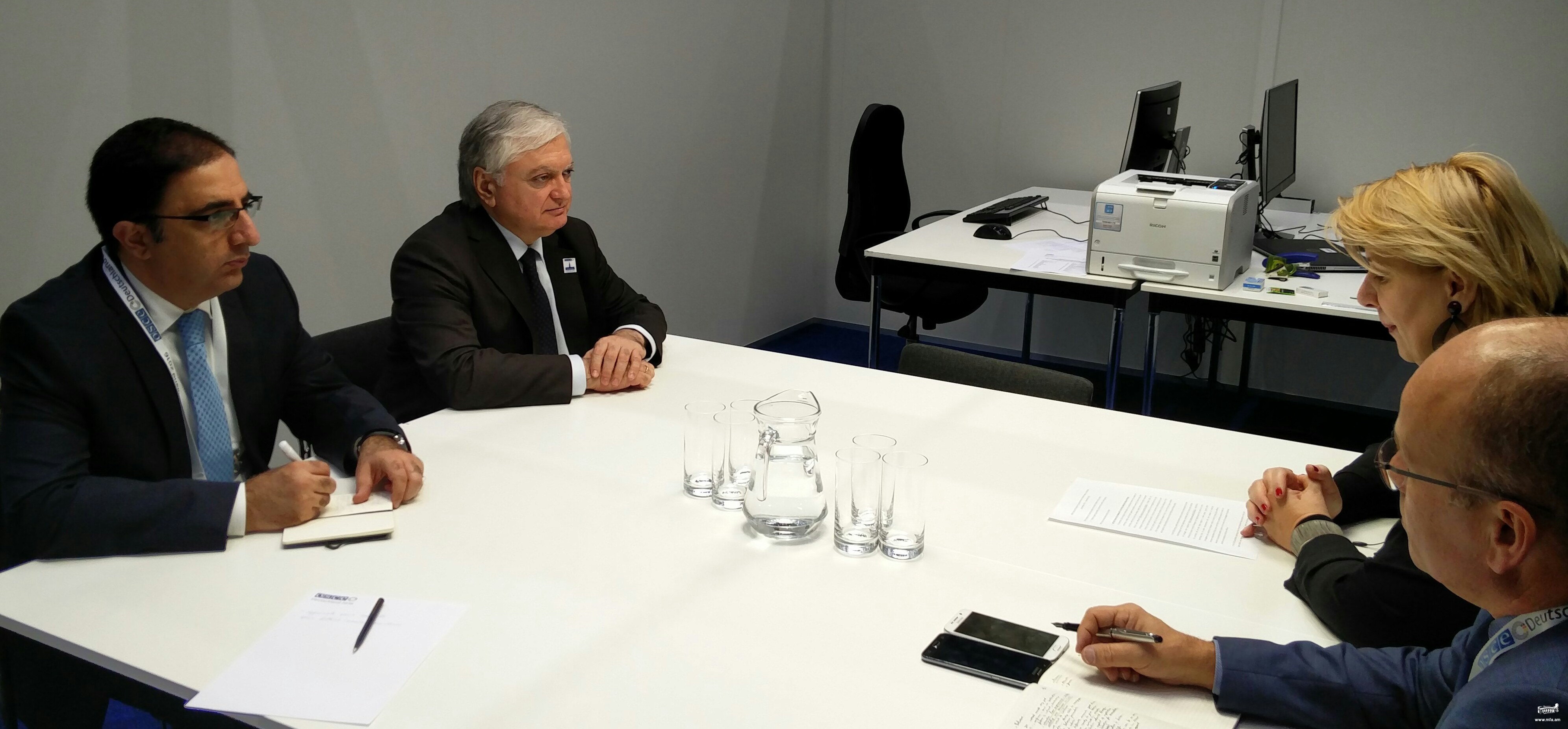 The meeting between Minister of Foreign Affairs of Armenia and OSCE Representative on Freedom of Media