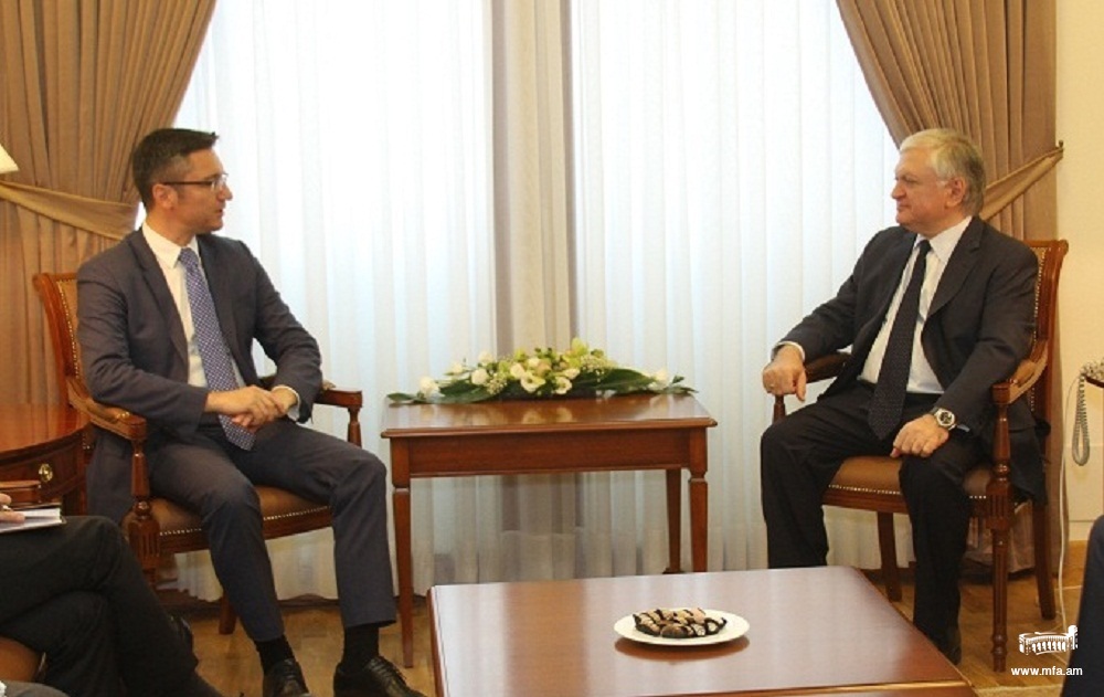 Armenian Foreign Minister received the OSCE Parliamentary Assembly Special Representative for the South Caucasus