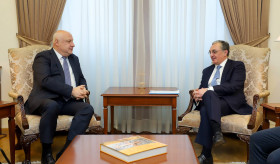 Foreign Minister Mnatsakanyan received George Tsereteli, the President of the OSCE Parliamentary Assembly