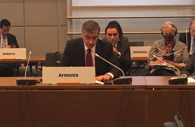 ԵԱՀԿ Մշտական խորհրդում Հայաստանի պատվիրակության նախաձեռնության քննարկվեց Արցախի և Հայաստանի դեմ Ադրբեջանի՝ Թուրքիայի և օտարերկրյա ահաբեկչական մարտիկների ուղղակի ներգրավվածությամբ ագրեսիայի հարցը